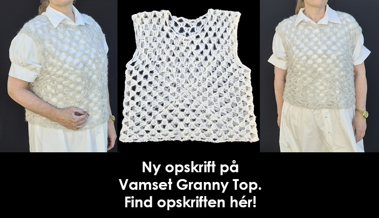 Vamset Top i Granny Square - e-opskrift